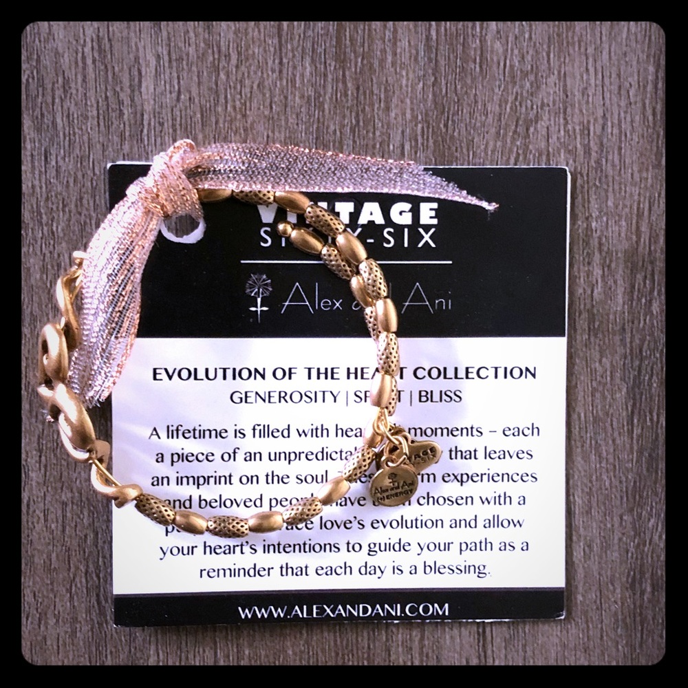 New Alex and Ani Vintage Gold wrap bracelet